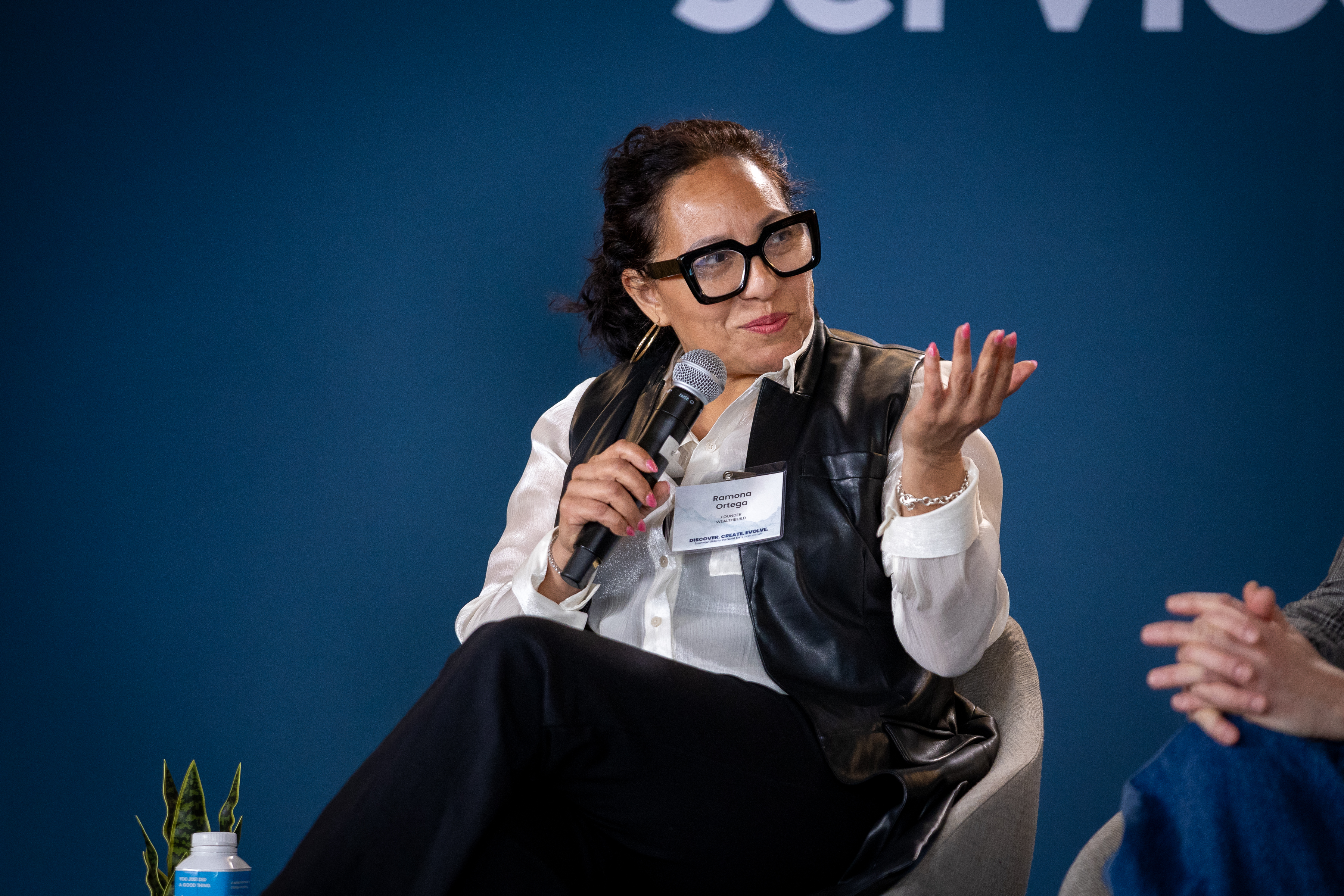 Ramona sharing her perspective with fellow panelists